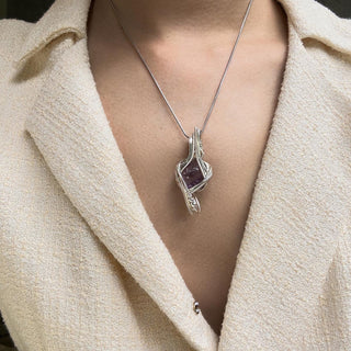 Violet Flame | Amethyst Necklace - MiraVana Jewelry