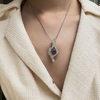 Violet Flame | Amethyst Necklace - MiraVana Jewelry