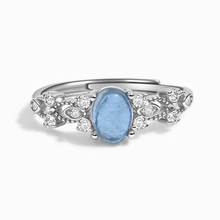 Courage Still | Aquamarine & Moonstone Jewelry Set - MiraVana Jewelry