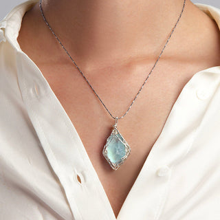 Star of the Sea | Aquamarine Necklace - MiraVana Jewelry