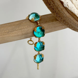 Sea Breeze｜Blue - Green Liuli Bracelet - MiraVana Jewelry