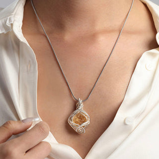 Golden Light | Citrine Necklace - MiraVana Jewelry