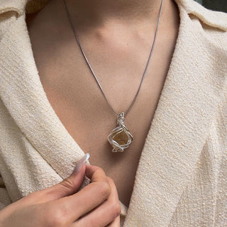 Golden Light | Citrine Necklace - MiraVana Jewelry