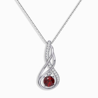 Crimson Blaze | Garnet Necklace - MiraVana Jewelry