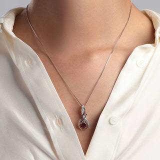 Crimson Blaze | Garnet Necklace - MiraVana Jewelry