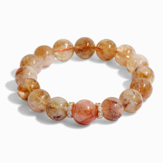 Daydream Gold ｜Citrine & Golden Rutilated Quartz Bracelet - MiraVana Jewelry