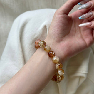 Daydream Gold ｜Citrine & Golden Rutilated Quartz Bracelet - MiraVana Jewelry