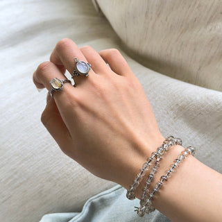 Midnight Essence | Super Seven Crystal Bracelet - MiraVana Jewelry