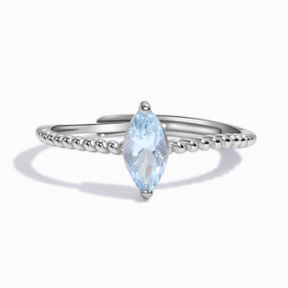 Moonlit Whispers | Marquise Moonstone Ring Adjustable - MiraVana Jewelry