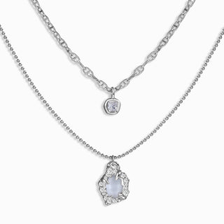 Courage Still | Aquamarine & Moonstone Jewelry Set - MiraVana Jewelry