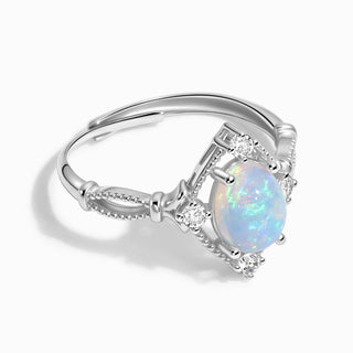 Starlit Tide | Opal & Aquamarine Jewelry Set - MiraVana Jewelry