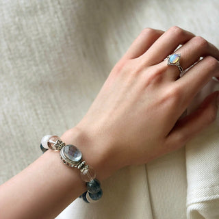 Starlit Tide | Opal & Aquamarine Jewelry Set - MiraVana Jewelry