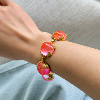Floral Mirage｜Pink Liuli Bracelet - MiraVana Jewelry