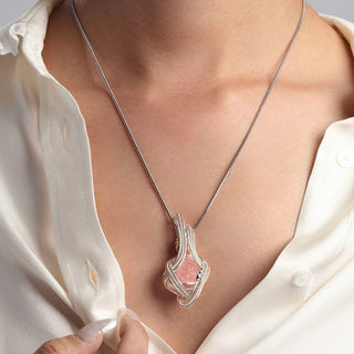 Heart of Rose | Rose Quartz Necklace - MiraVana Jewelry