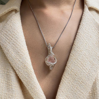 Heart of Rose | Rose Quartz Necklace - MiraVana Jewelry