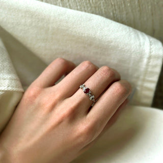 Inner Flame | Ruby Ring Adjustable - MiraVana Jewelry