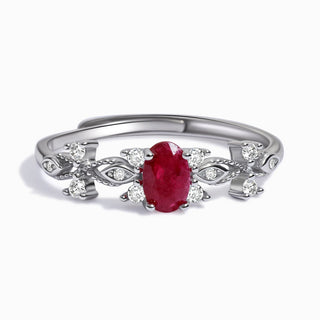 Inner Flame | Ruby Ring Adjustable - MiraVana Jewelry