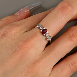 Inner Flame | Ruby Ring Adjustable - MiraVana Jewelry