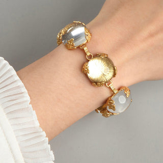 Dreamlight｜White Liuli Bracelet - MiraVana Jewelry