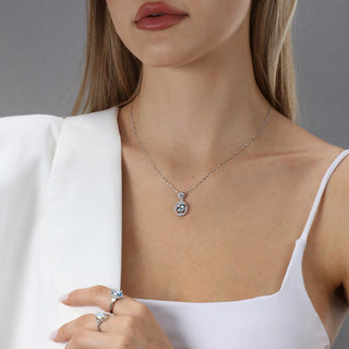 Blue Echo｜Blue Topaz Necklace - Blue Echo｜Blue Topaz Necklace - MiraVana Jewelry