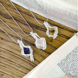 Violet Flame | Amethyst Necklace - MiraVana Jewelry