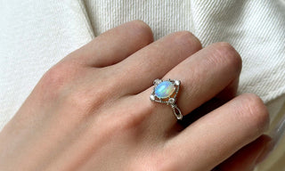 Stellar Veil | Blue Topaz & Opal Jewelry Set - Stellar Veil | Blue Topaz & Opal Jewelry Set - MiraVana Jewelry