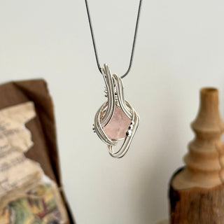 Heart of Rose | Rose Quartz Necklace - MiraVana Jewelry