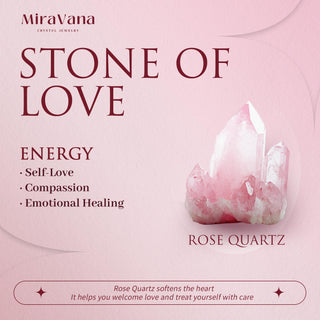 Heart of Rose | Rose Quartz Necklace - MiraVana Jewelry